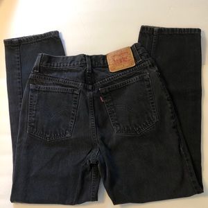 Vintage Levi’s 512 Black Jeans Size 26